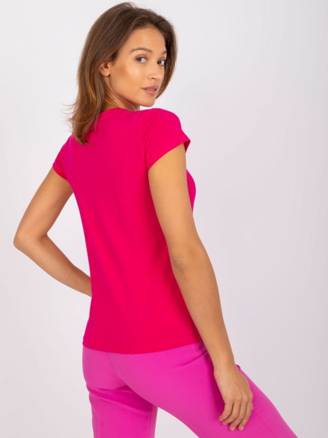 T-shirt RV-TS-4623.71 fuksjowy L T-shirt RV-TS-4623.71 fuksjowy L