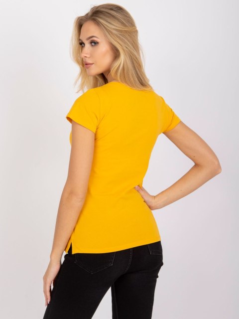 T-shirt RV-TS-4837.38P jasny pomarańczowy S T-shirt RV-TS-4837.38P jasny pomarańczowy S