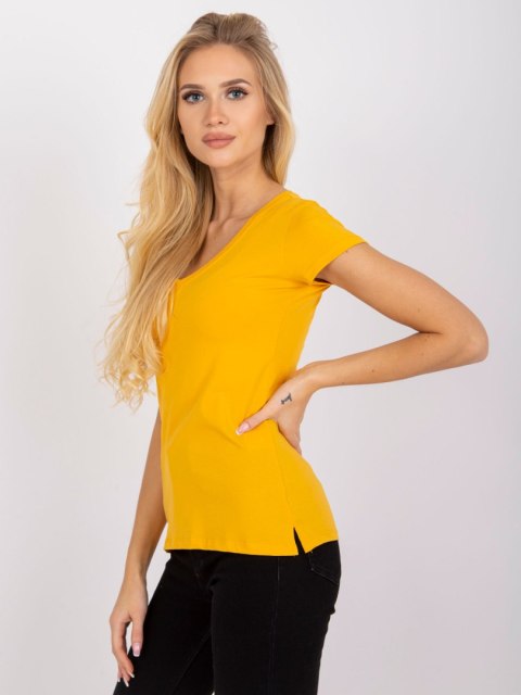 T-shirt RV-TS-4837.38P jasny pomarańczowy S T-shirt RV-TS-4837.38P jasny pomarańczowy S
