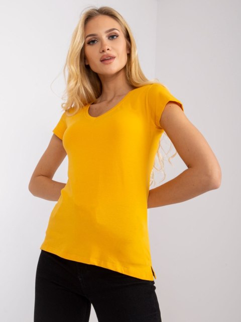 T-shirt RV-TS-4837.38P jasny pomarańczowy S T-shirt RV-TS-4837.38P jasny pomarańczowy S