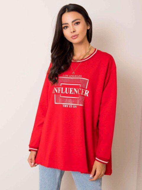 Bluza RV-BL-5863.18 czerwony S/M Bluza RV-BL-5863.18 czerwony S/M