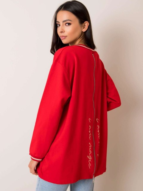 Bluza RV-BL-5863.18 czerwony S/M Bluza RV-BL-5863.18 czerwony S/M