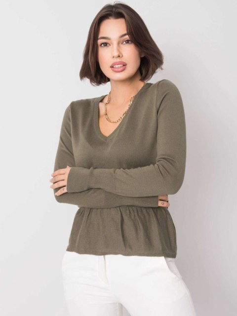 Bluzka 259-BZ-22513.73 khaki XS Bluzka 259-BZ-22513.73 khaki XS
