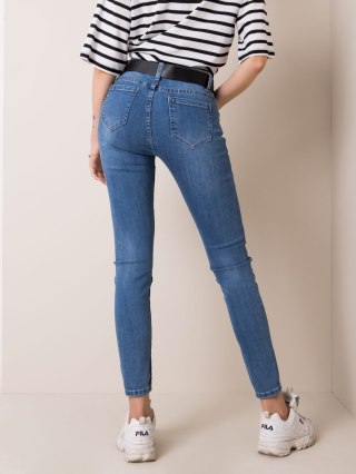 Spodnie jeans NM-DE-SP-18184.31 niebieski XS