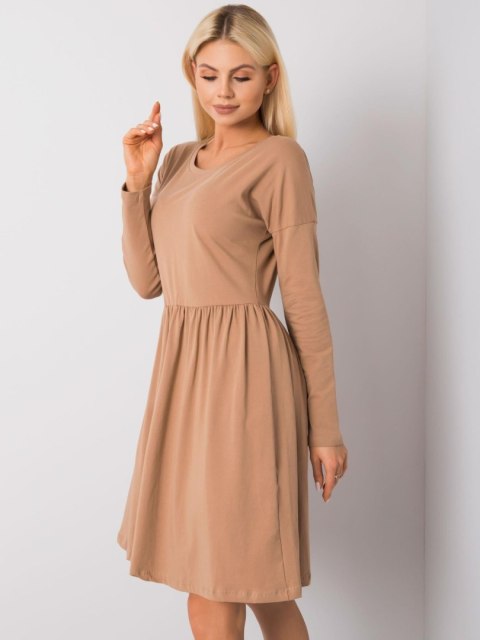 Sukienka RV-SK-5889.41P camelowy S