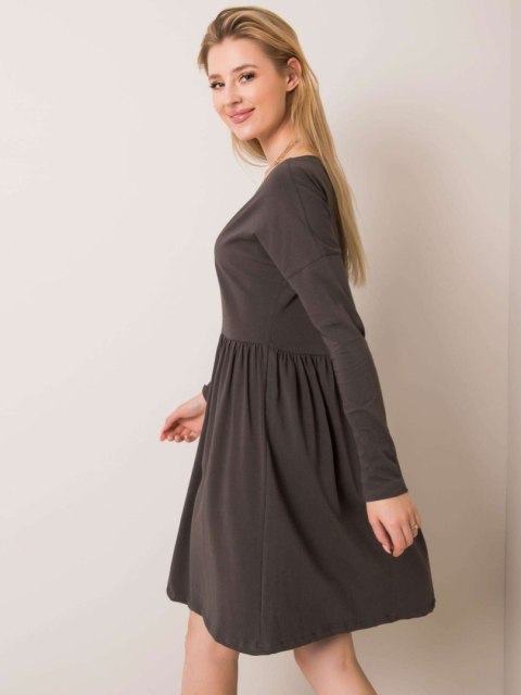 Sukienka RV-SK-5889.41P ciemny khaki M Sukienka RV-SK-5889.41P ciemny khaki M