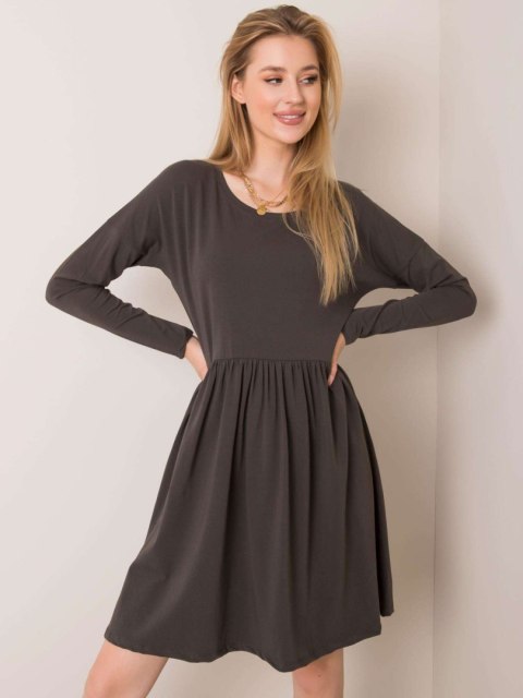 Sukienka RV-SK-5889.41P ciemny khaki M Sukienka RV-SK-5889.41P ciemny khaki M