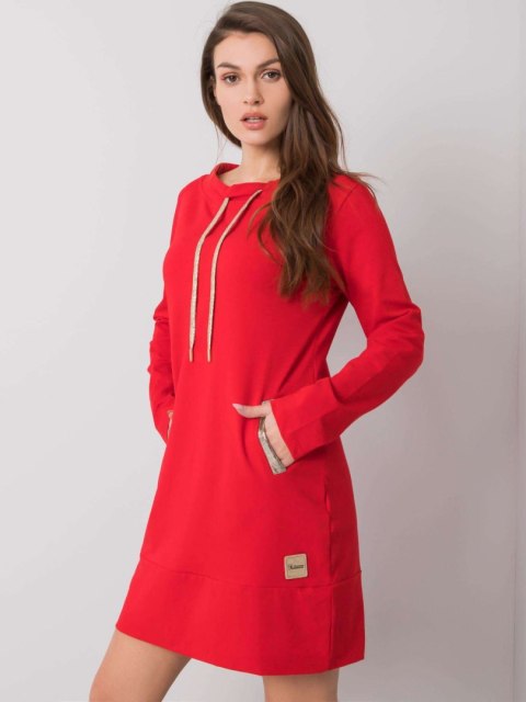 Sukienka RV-SK-6067.15X czerwony S/M Sukienka RV-SK-6067.15X czerwony S/M