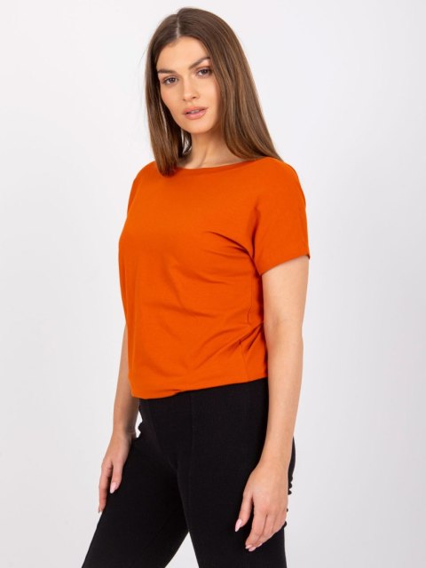 T-shirt RV-TS-4662.39P ciemny pomarańczowy M T-shirt RV-TS-4662.39P ciemny pomarańczowy M