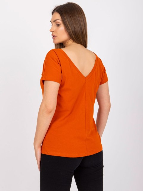 T-shirt RV-TS-4662.39P ciemny pomarańczowy XS T-shirt RV-TS-4662.39P ciemny pomarańczowy XS