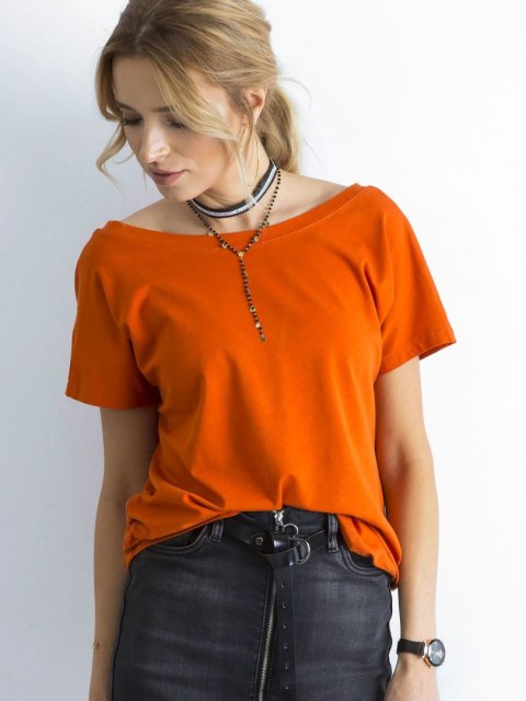 T-shirt RV-TS-4662.39P ciemny pomarańczowy XS T-shirt RV-TS-4662.39P ciemny pomarańczowy XS