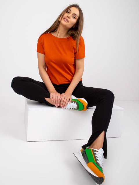 T-shirt RV-TS-4662.39P ciemny pomarańczowy XS T-shirt RV-TS-4662.39P ciemny pomarańczowy XS