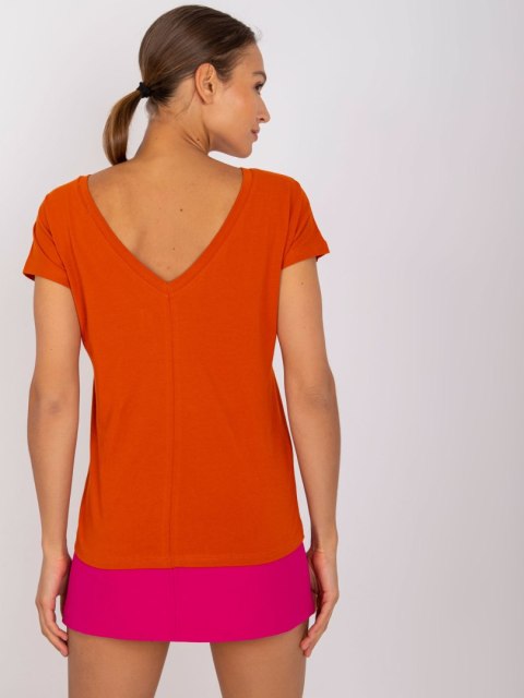 T-shirt RV-TS-4662.39P ciemny pomarańczowy XS T-shirt RV-TS-4662.39P ciemny pomarańczowy XS