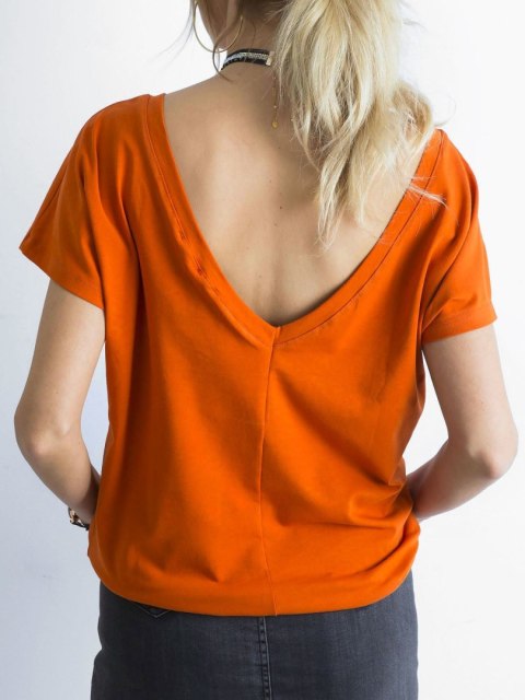 T-shirt RV-TS-4662.39P ciemny pomarańczowy XS T-shirt RV-TS-4662.39P ciemny pomarańczowy XS