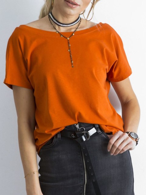 T-shirt RV-TS-4662.39P ciemny pomarańczowy XS T-shirt RV-TS-4662.39P ciemny pomarańczowy XS