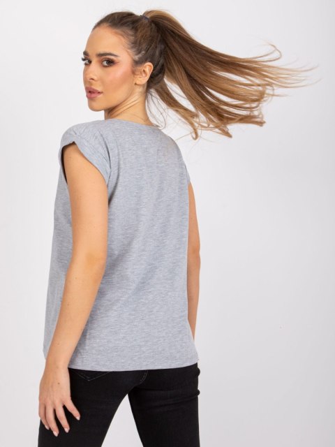 T-shirt RV-TS-4833.44P szary S