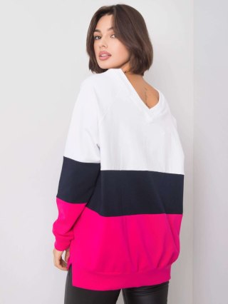Bluza RV-BL-5972.07 biało-różowy S/M