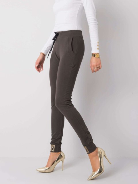 Spodnie dresowe RV-DR-5980.12 ciemny khaki S Spodnie dresowe RV-DR-5980.12 ciemny khaki S
