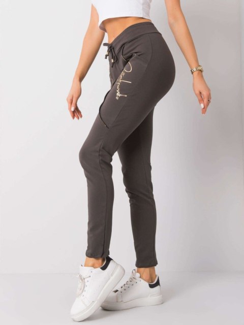Spodnie dresowe RV-DR-6046.12 ciemny khaki L Spodnie dresowe RV-DR-6046.12 ciemny khaki L