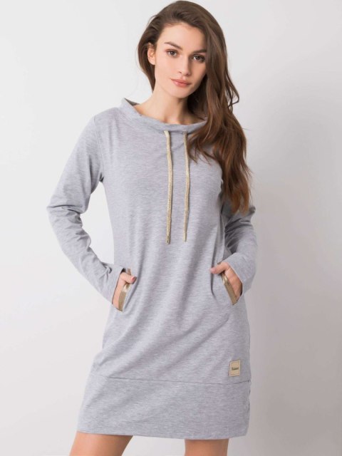 Sukienka RV-SK-6067.15X szary S/M Sukienka RV-SK-6067.15X szary S/M