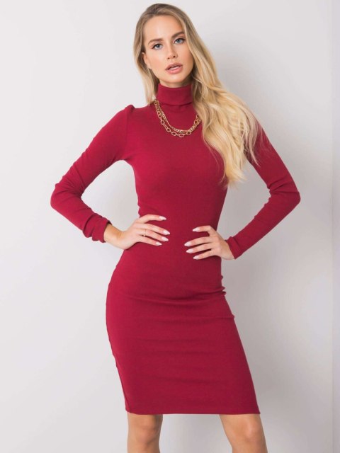 Sukienka RV-SK-R5133.07P bordowy L/XL Sukienka RV-SK-R5133.07P bordowy L/XL