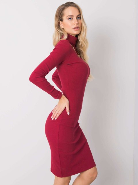 Sukienka RV-SK-R5133.07P bordowy L/XL Sukienka RV-SK-R5133.07P bordowy L/XL
