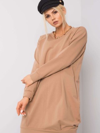Sukienka RV-TU-5184.93P camelowy L/XL