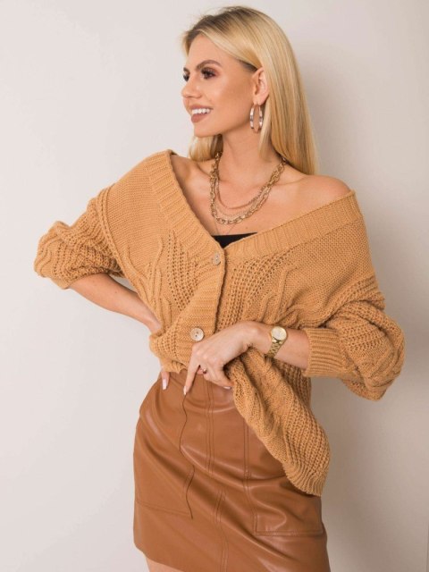 Sweter TW-SW-BI-22022.97 camelowy Sweter TW-SW-BI-22022.97 camelowy