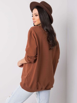 Bluza RV-BL-5185.81P ciemny brązowy L/XL