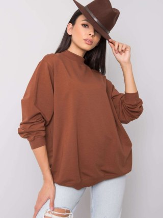 Bluza RV-BL-5185.81P ciemny brązowy S/M