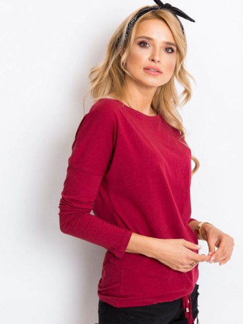 Bluzka RV-BZ-5122.08P bordowy XS Bluzka RV-BZ-5122.08P bordowy XS