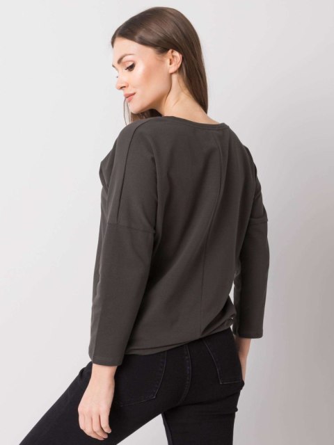 Bluzka RV-BZ-6222.18 ciemny khaki Bluzka RV-BZ-6222.18 ciemny khaki