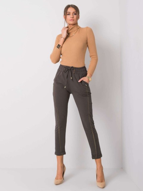 Spodnie dresowe RV-DR-6039.13 ciemny khaki S Spodnie dresowe RV-DR-6039.13 ciemny khaki S