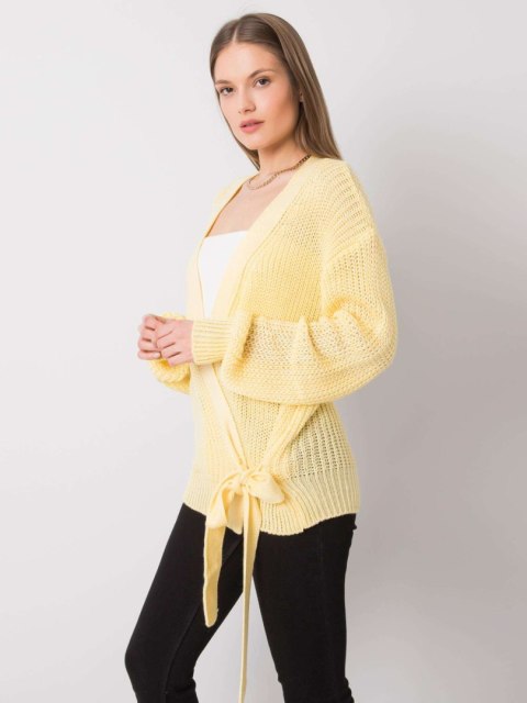 Sweter 269-SW-21617.26 jasny żółty Sweter 269-SW-21617.26 jasny żółty