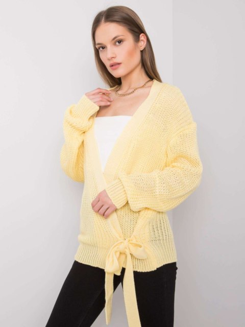 Sweter 269-SW-21617.26 jasny żółty Sweter 269-SW-21617.26 jasny żółty