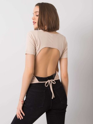 Bluzka 95-BZ-639012.30P beżowy S