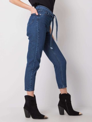 Spodnie jeans 320-SP-2902.09P ciemny niebieski 26
