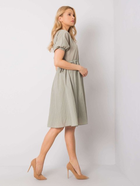 Sukienka 217-SK-25663.03 khaki M Sukienka 217-SK-25663.03 khaki M