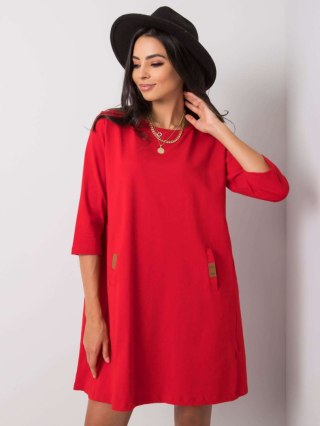 Sukienka RV-SK-6274.36P czerwony L/XL