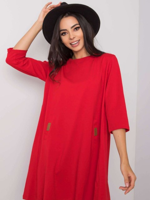 Sukienka RV-SK-6274.36P czerwony S/M Sukienka RV-SK-6274.36P czerwony S/M