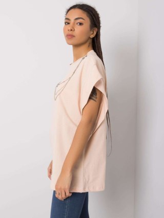 T-shirt 157-TS-4170.84 brzoskwiniowy S