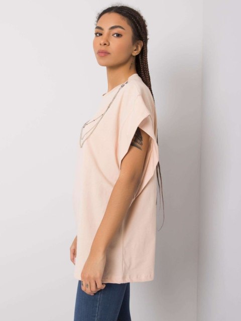 T-shirt 157-TS-4170.84 brzoskwiniowy S T-shirt 157-TS-4170.84 brzoskwiniowy S