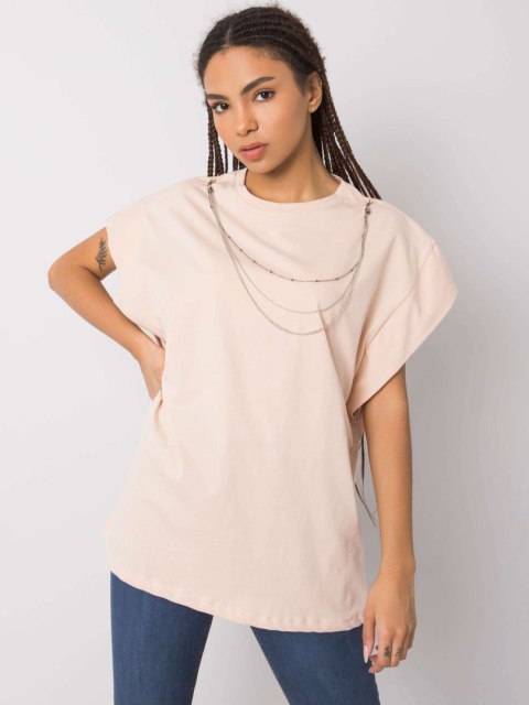 T-shirt 157-TS-4170.84 brzoskwiniowy S T-shirt 157-TS-4170.84 brzoskwiniowy S