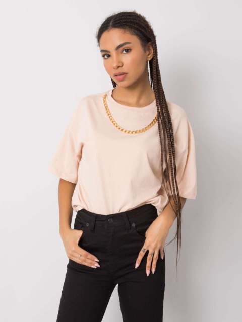 T-shirt 157-TS-4257.78 brzoskwiniowy L T-shirt 157-TS-4257.78 brzoskwiniowy L