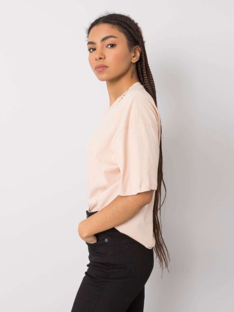 T-shirt 157-TS-4257.78 brzoskwiniowy L T-shirt 157-TS-4257.78 brzoskwiniowy L