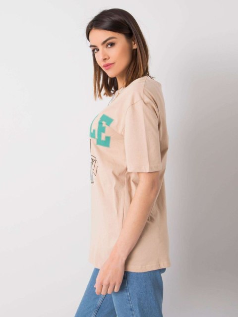 T-shirt 327-TS-6390.69 beżowy M T-shirt 327-TS-6390.69 beżowy M