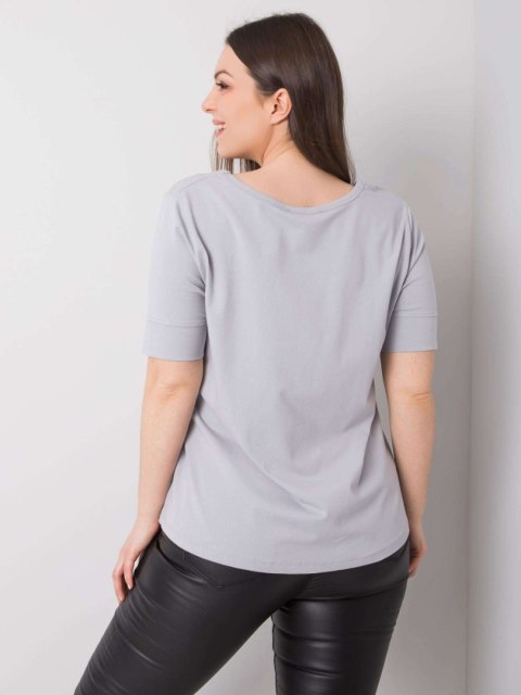 T-shirt RV-TS-6330.92P jasny szary 4XL