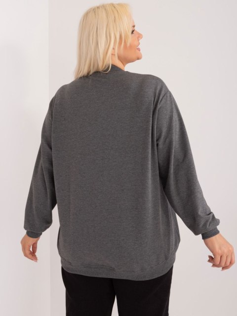 Bluza RV-BL-6299.11 ciemny szary 3XL