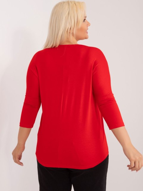 Bluzka RV-BZ-6329.43P czerwony 3XL Bluzka RV-BZ-6329.43P czerwony 3XL