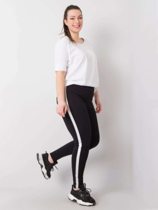 Leginsy RV-LG-6303.64 czarno-srebrny 3XL